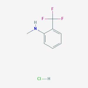 molecular formula C8H9ClF3N B1607839 2-(Methylamino)benzotrifluoride hydrochloride CAS No. 845866-58-2