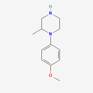 molecular formula C12H18N2O B1607854 1-(4-Methoxyphenyl)-2-methylpiperazine CAS No. 35947-12-7