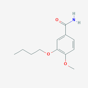 molecular formula C12H17NO3 B1607862 3-Butoxy-4-methoxybenzamide CAS No. 306935-35-3