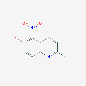 molecular formula C10H7FN2O2 B1607869 6-氟-2-甲基-5-硝基喹啉 CAS No. 79821-10-6
