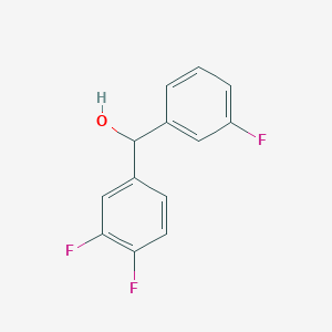 molecular formula C13H9F3O B1607882 3,3',4-トリフルオロベンジドロール CAS No. 844683-65-4