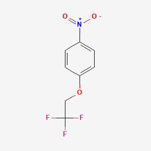 molecular formula C8H6F3NO3 B1607905 1-Nitro-4-(2,2,2-trifluoroethoxy)benzene CAS No. 62149-35-3