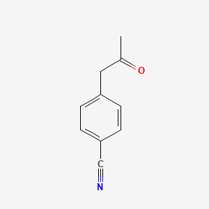 molecular formula C10H9NO B1607910 4-(2-Oxopropyl)benzonitrile CAS No. 58949-75-0