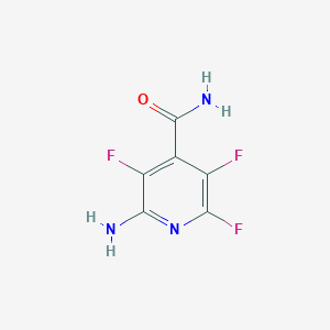 molecular formula C6H4F3N3O B1607921 2-Amino-3,5,6-trifluoro-4-pyridinecarboxamide CAS No. 259675-83-7
