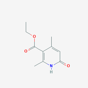 molecular formula C10H13NO3 B1607935 Ethyl 2,4-dimethyl-6-oxo-1,6-dihydropyridine-3-carboxylate CAS No. 36853-14-2