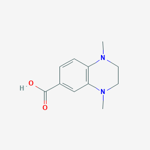 B1607936 1,4-Dimethyl-1,2,3,4-tetrahydroquinoxaline-6-carboxylic acid CAS No. 844891-14-1