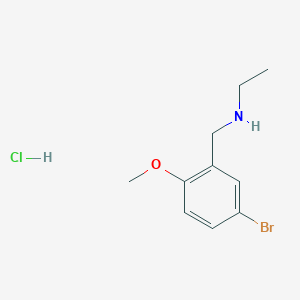 B1607946 N-(5-Bromo-2-methoxybenzyl)ethanamine hydrochloride CAS No. 869949-75-7