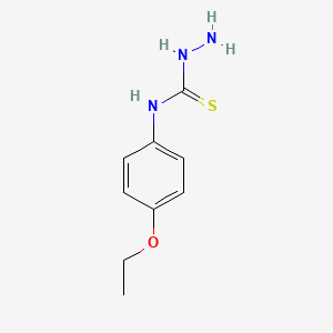 B1607955 N-(4-ethoxyphenyl)hydrazinecarbothioamide CAS No. 64374-52-3