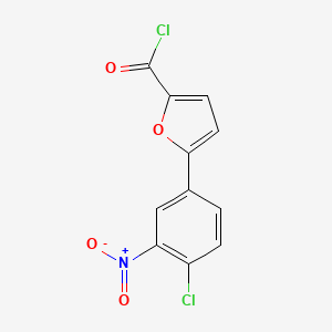 molecular formula C11H5Cl2NO4 B1607965 5-(4-氯-3-硝基苯基)呋喃-2-甲酰氯 CAS No. 638160-09-5