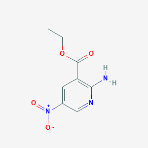 molecular formula C8H9N3O4 B1607969 Ethyl 2-amino-5-nitronicotinate CAS No. 88312-65-6