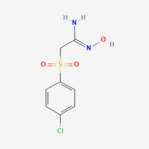 (4-Chlorophenylsulfonyl)acetamidoxime