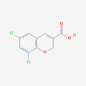 molecular formula C10H6Cl2O3 B1607983 6,8-dichloro-2H-chromene-3-carboxylic Acid CAS No. 83823-07-8