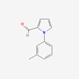 molecular formula C12H11NO B1608031 1-(3-甲基苯基)-1H-吡咯-2-甲醛 CAS No. 86454-35-5