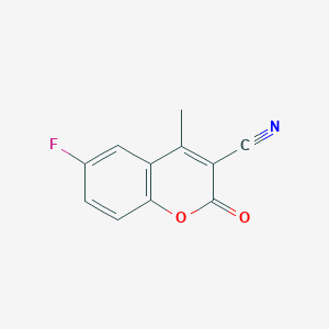 molecular formula C11H6FNO2 B1608034 3-Cyano-6-fluoro-4-methylcoumarin CAS No. 288399-90-6