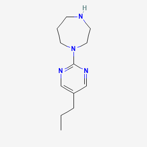 molecular formula C12H20N4 B1608042 1-(5-Propylpyrimidin-2-yl)-1,4-diazepane CAS No. 651005-92-4