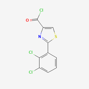 molecular formula C10H4Cl3NOS B1608044 2-(2,3-Dichlorophenyl)-1,3-thiazole-4-carbonyl chloride CAS No. 690632-74-7