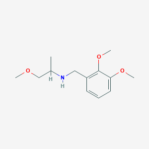 molecular formula C13H21NO3 B1608048 (2,3-Dimethoxy-benzyl)-(2-methoxy-1-methyl-ethyl)-amine CAS No. 356090-87-4