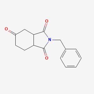 molecular formula C15H15NO3 B1608050 2-benzyltetrahydro-1H-isoindole-1,3,5(2H,4H)-trione CAS No. 22931-53-9