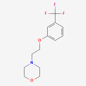 molecular formula C13H16F3NO2 B1608054 3-(2-吗啉乙氧基)苯三氟化物 CAS No. 1004715-25-6