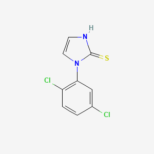 molecular formula C9H6Cl2N2S B1608104 1-(2,5-dichlorophenyl)-1H-imidazole-2-thiol CAS No. 281211-22-1