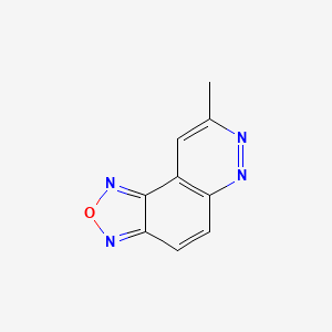 molecular formula C9H6N4O B1608114 8-Methyl[1,2,5]oxadiazolo[3,4-f]cinnoline CAS No. 304869-93-0