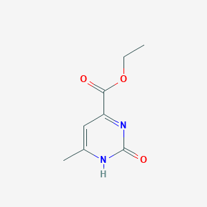 molecular formula C8H10N2O3 B1608117 Ethyl 2-hydroxy-6-methylpyrimidine-4-carboxylate CAS No. 264606-77-1