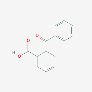 molecular formula C14H14O3 B1608123 6-Benzoyl-cyclohex-3-enecarboxylic acid CAS No. 31211-31-1