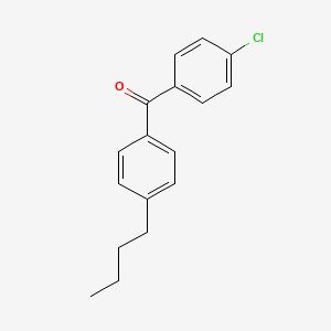 molecular formula C17H17ClO B1608125 4-n-Butyl-4'-chlorobenzophenone CAS No. 64357-64-8