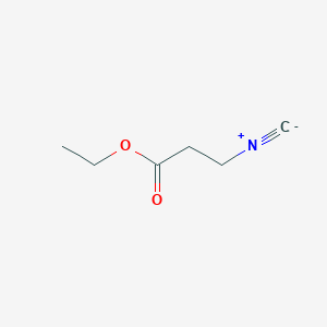 molecular formula C6H9NO2 B1608161 Ethyl isocyanopropionate CAS No. 2920-08-3