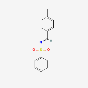 molecular formula C15H15NO2S B1608166 N-(4-甲基苯基亚甲基)-4-甲基苯磺酰胺 CAS No. 75159-10-3