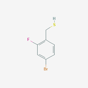 molecular formula C7H6BrFS B1608170 4-溴-2-氟苄基硫醇 CAS No. 886498-29-9