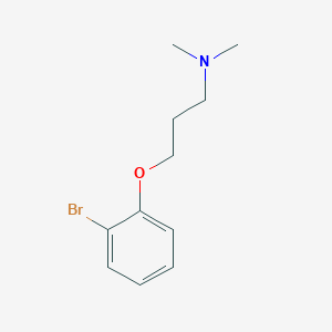 molecular formula C11H16BrNO B1608195 [3-(2-Bromophenoxy)propyl]dimethylamine CAS No. 915707-52-7