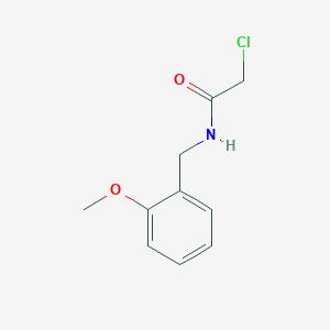 molecular formula C10H12ClNO2 B1608196 2-Chloro-N-(2-methoxybenzyl)acetamide CAS No. 81494-04-4