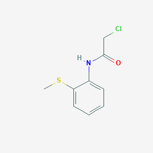 molecular formula C9H10ClNOS B1608197 2-chloro-N-[2-(methylthio)phenyl]acetamide CAS No. 90562-45-1