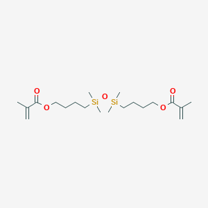 molecular formula C20H38O5Si2 B1608212 1,3-Bis(4-methacryloxybutyl)tetramethyldisiloxane CAS No. 70877-11-1