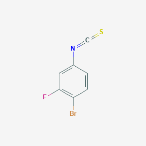 molecular formula C7H3BrFNS B1608215 4-溴-3-氟苯基异硫氰酸酯 CAS No. 362690-56-0