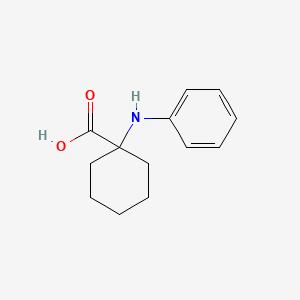 molecular formula C13H17NO2 B1608222 1-(Phenylamino)cyclohexanecarboxylic acid CAS No. 87967-38-2