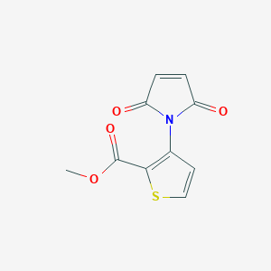 molecular formula C10H7NO4S B1608245 methyl 3-(2,5-dioxo-2,5-dihydro-1H-pyrrol-1-yl)thiophene-2-carboxylate CAS No. 465514-23-2