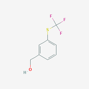 molecular formula C8H7F3OS B1608246 3-(Trifluoromethylthio)benzyl alcohol CAS No. 82174-08-1