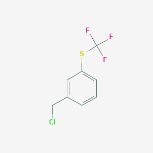 molecular formula C8H6ClF3S B1608247 3-(Trifluoromethylthio)benzyl chloride CAS No. 215732-90-4