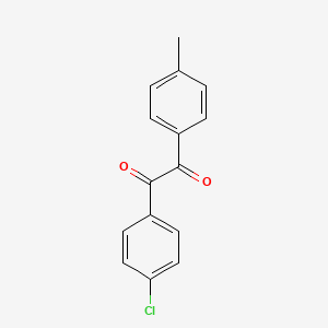 molecular formula C15H11ClO2 B1608249 1-(4-Chlorophenyl)-2-(4-methylphenyl)ethane-1,2-dione CAS No. 86508-29-4
