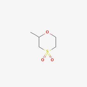 molecular formula C5H10O3S B1608257 2-Methyl-1,4-oxathiane 4,4-dioxide CAS No. 26475-39-8