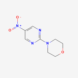 molecular formula C8H10N4O3 B1608259 4-(5-硝基嘧啶-2-基)吗啉 CAS No. 65735-66-2