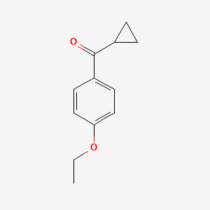molecular formula C12H14O2 B1608262 Cyclopropyl 4-ethoxyphenyl ketone CAS No. 75343-44-1