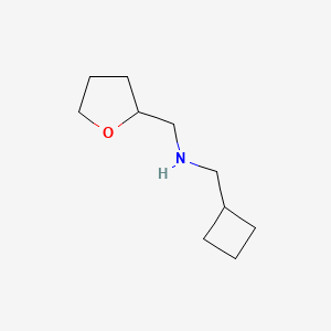 molecular formula C10H19NO B1608268 (Cyclobutylmethyl)(tetrahydrofuran-2-ylmethyl)amine CAS No. 356539-88-3