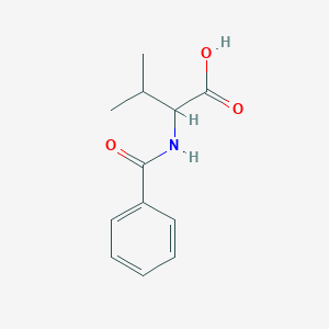 molecular formula C12H15NO3 B160827 苯甲酰-dl-缬氨酸 CAS No. 2901-80-6