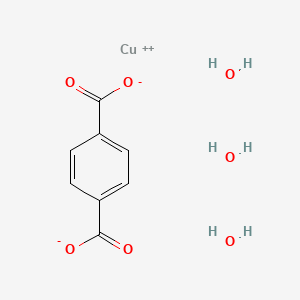 molecular formula C8H10CuO7 B1608288 对苯二甲酸铜三水合物 CAS No. 28758-10-3