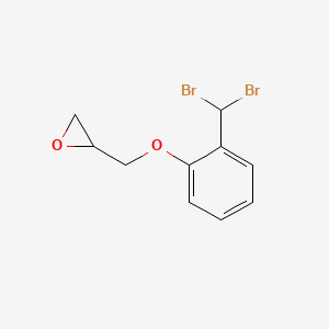 molecular formula C10H10Br2O2 B1608293 [(Dibromomethylphenoxy)methyl]oxirane CAS No. 30171-80-3