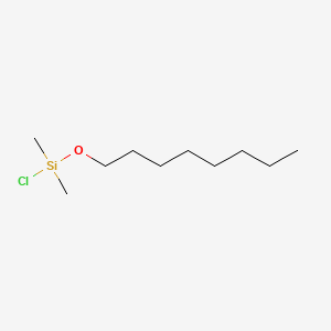 molecular formula C10H23ClOSi B1608296 Chlorodimethyl(octyloxy)silane CAS No. 52322-14-2