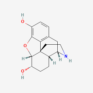 molecular formula C16H19NO3 B1608301 Dihydronormorphine CAS No. 1421-13-2